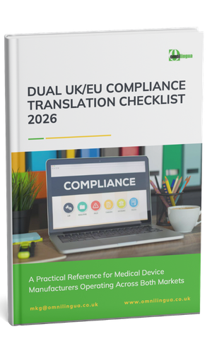 EU UK MDR Translation Checklist EU UK MDR Translation Checklist