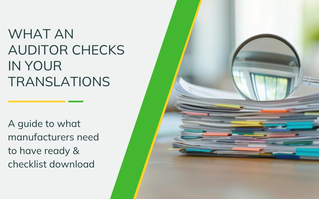 What an Auditor Actually Checks in Your Translations